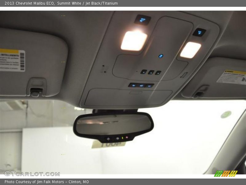 Summit White / Jet Black/Titanium 2013 Chevrolet Malibu ECO