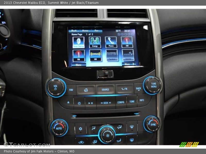 Controls of 2013 Malibu ECO