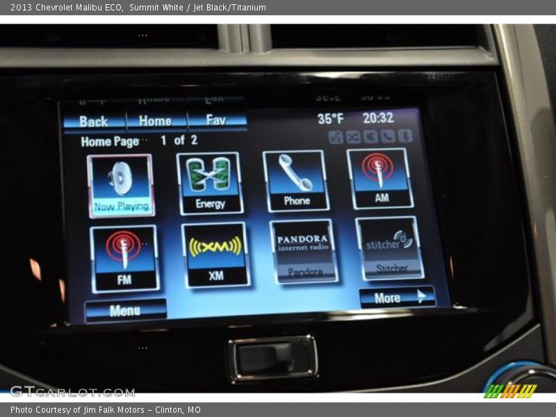 Summit White / Jet Black/Titanium 2013 Chevrolet Malibu ECO