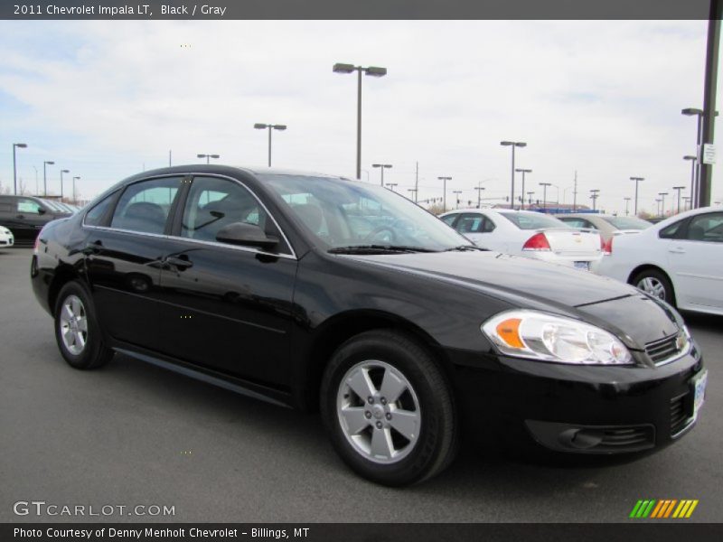 Black / Gray 2011 Chevrolet Impala LT