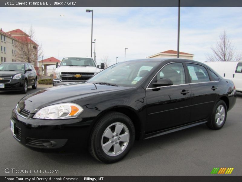 Black / Gray 2011 Chevrolet Impala LT