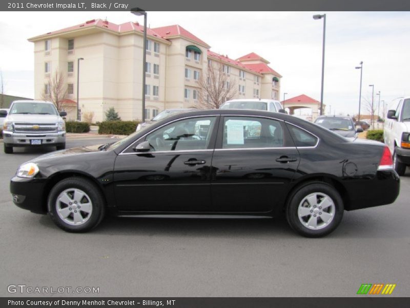 Black / Gray 2011 Chevrolet Impala LT
