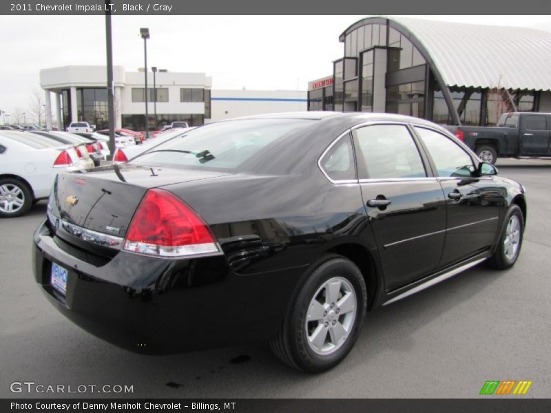 Black / Gray 2011 Chevrolet Impala LT