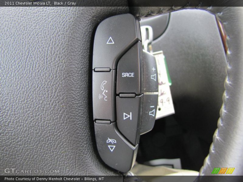 Black / Gray 2011 Chevrolet Impala LT