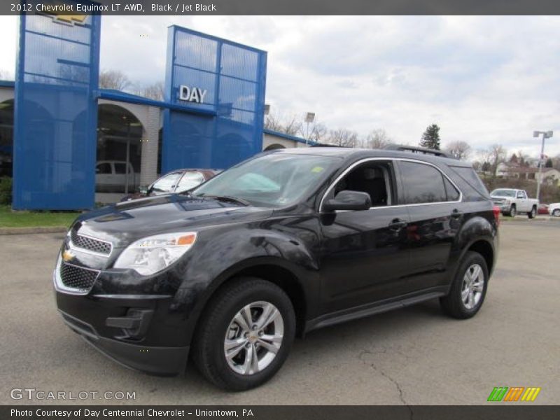 Black / Jet Black 2012 Chevrolet Equinox LT AWD
