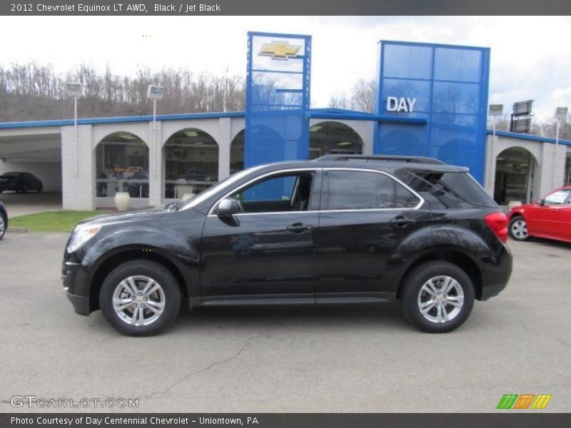 Black / Jet Black 2012 Chevrolet Equinox LT AWD