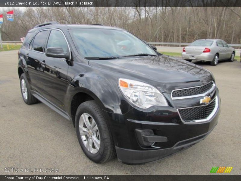 Black / Jet Black 2012 Chevrolet Equinox LT AWD