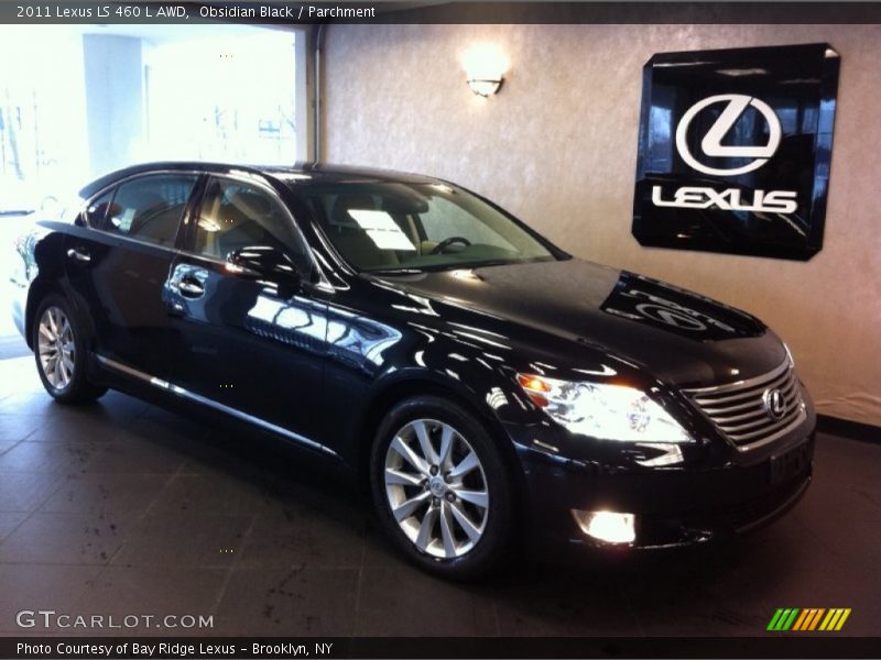 Obsidian Black / Parchment 2011 Lexus LS 460 L AWD