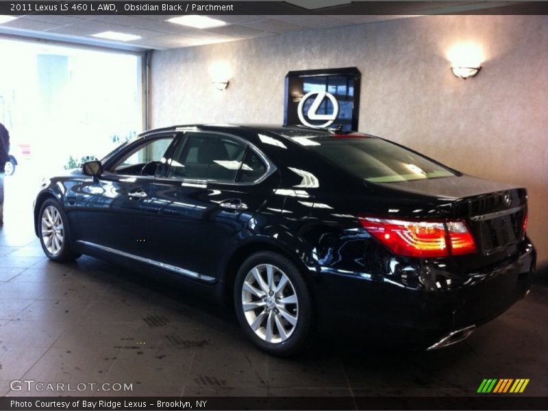 Obsidian Black / Parchment 2011 Lexus LS 460 L AWD