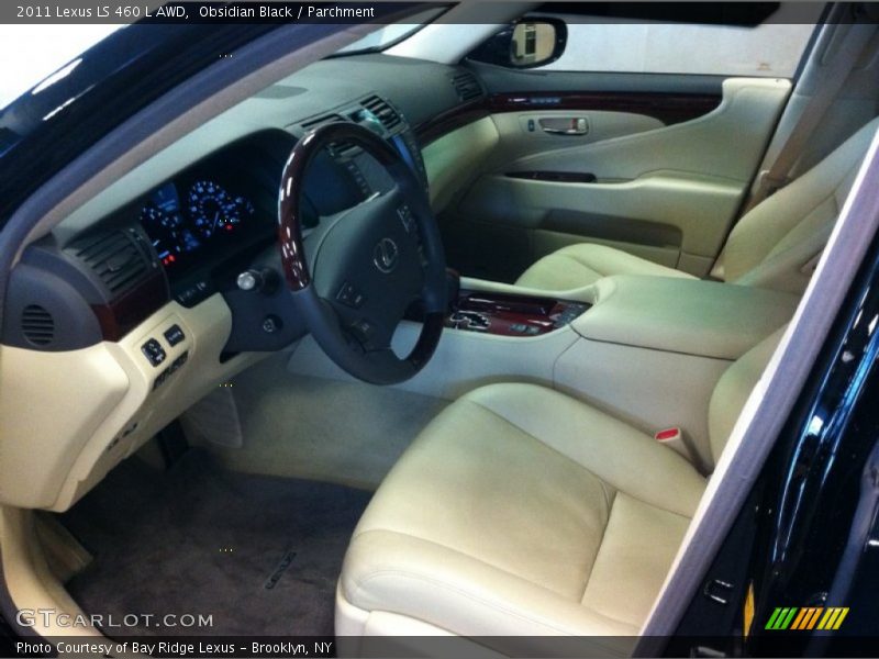 Obsidian Black / Parchment 2011 Lexus LS 460 L AWD