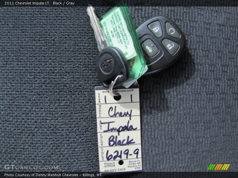 Black / Gray 2011 Chevrolet Impala LT