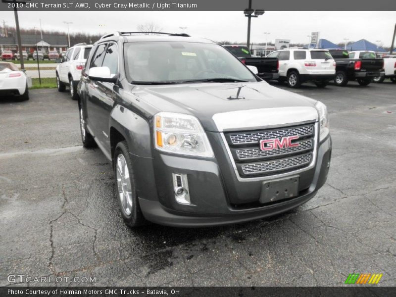Cyber Gray Metallic / Light Titanium 2010 GMC Terrain SLT AWD
