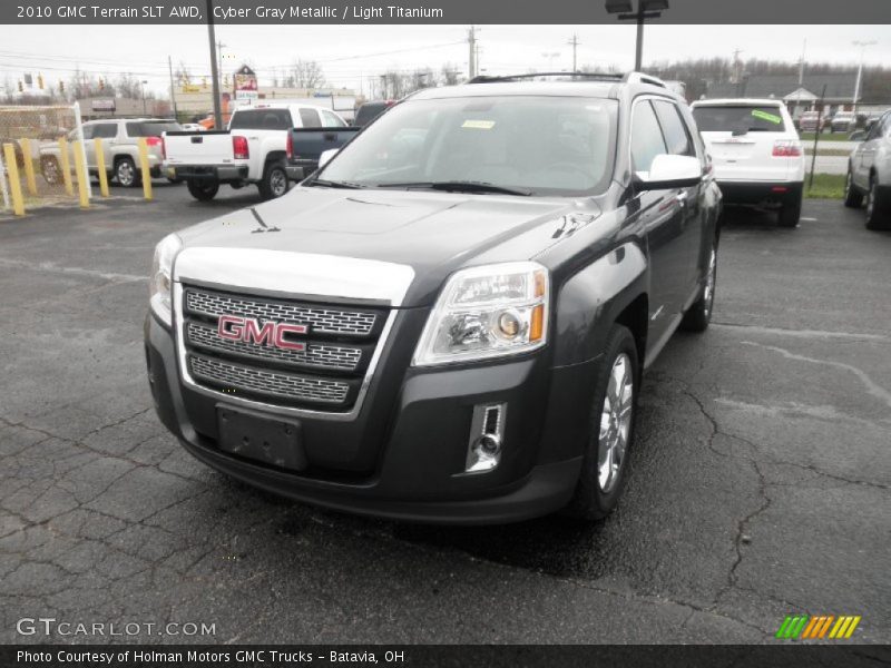 Cyber Gray Metallic / Light Titanium 2010 GMC Terrain SLT AWD