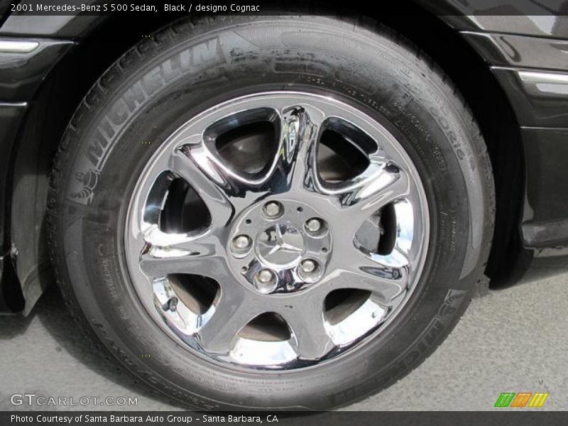 Black / designo Cognac 2001 Mercedes-Benz S 500 Sedan