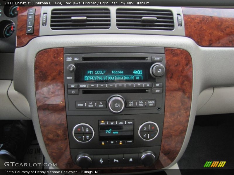Controls of 2011 Suburban LT 4x4