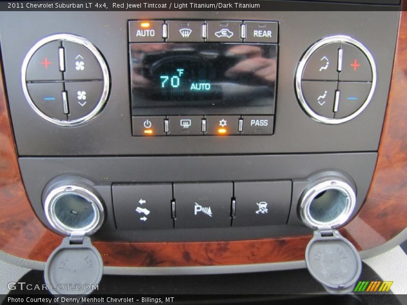 Controls of 2011 Suburban LT 4x4