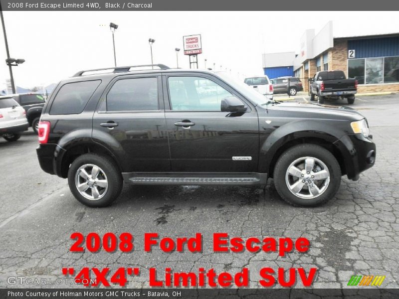 Black / Charcoal 2008 Ford Escape Limited 4WD
