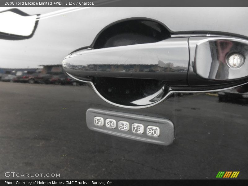 Black / Charcoal 2008 Ford Escape Limited 4WD
