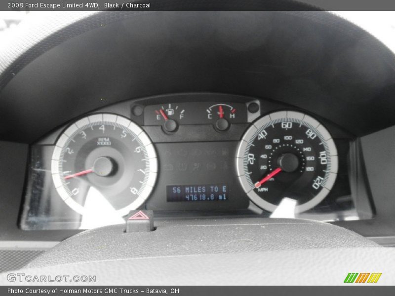  2008 Escape Limited 4WD Limited 4WD Gauges