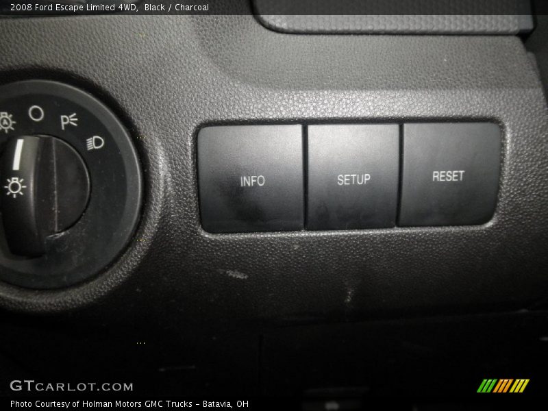 Black / Charcoal 2008 Ford Escape Limited 4WD