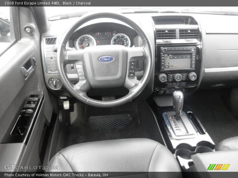 Black / Charcoal 2008 Ford Escape Limited 4WD