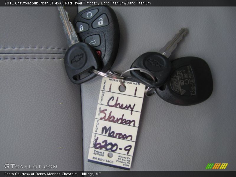Keys of 2011 Suburban LT 4x4