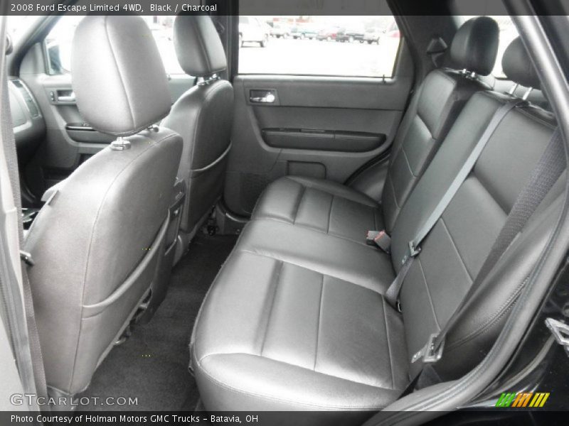 Rear Seat of 2008 Escape Limited 4WD