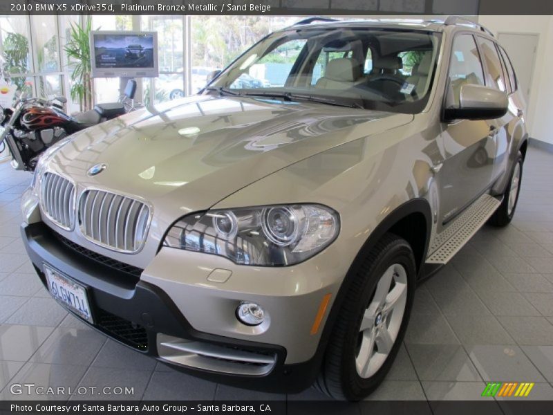 Platinum Bronze Metallic / Sand Beige 2010 BMW X5 xDrive35d