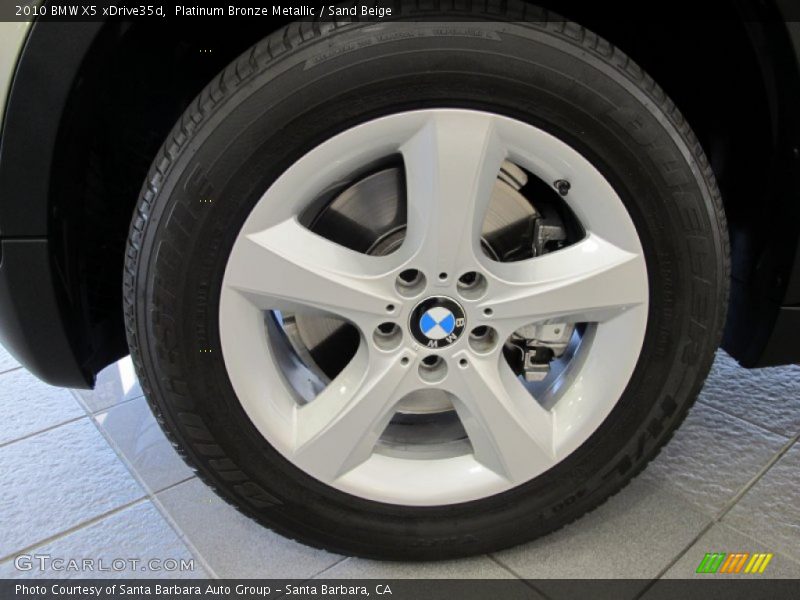 Platinum Bronze Metallic / Sand Beige 2010 BMW X5 xDrive35d