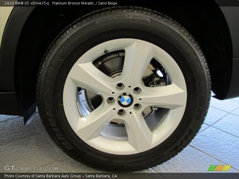 Platinum Bronze Metallic / Sand Beige 2010 BMW X5 xDrive35d