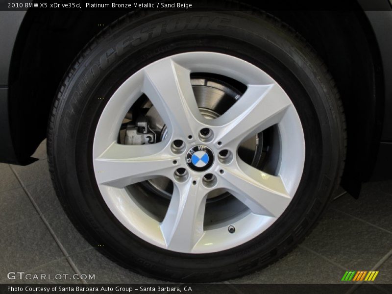 Platinum Bronze Metallic / Sand Beige 2010 BMW X5 xDrive35d