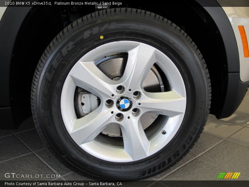 Platinum Bronze Metallic / Sand Beige 2010 BMW X5 xDrive35d