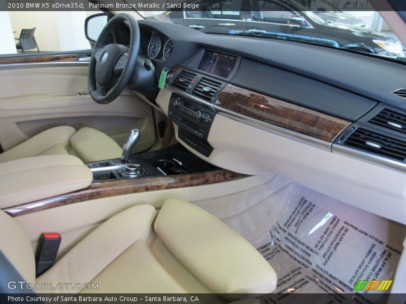 Platinum Bronze Metallic / Sand Beige 2010 BMW X5 xDrive35d