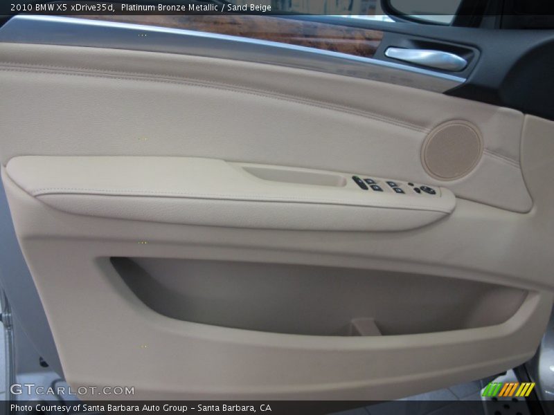 Platinum Bronze Metallic / Sand Beige 2010 BMW X5 xDrive35d