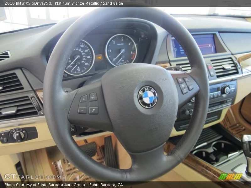 Platinum Bronze Metallic / Sand Beige 2010 BMW X5 xDrive35d