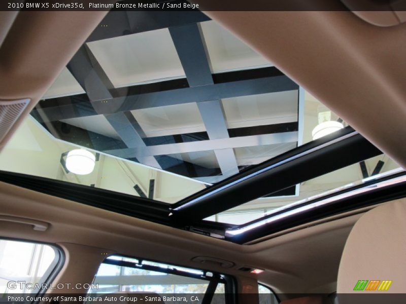 Platinum Bronze Metallic / Sand Beige 2010 BMW X5 xDrive35d