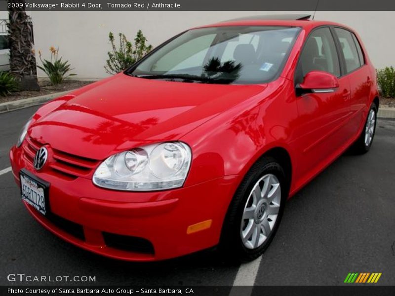 Tornado Red / Anthracite 2009 Volkswagen Rabbit 4 Door