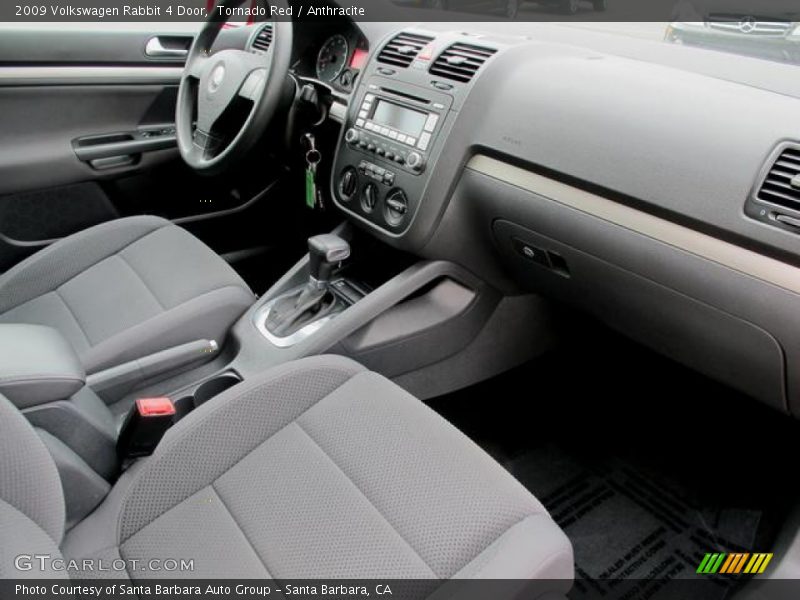  2009 Rabbit 4 Door Anthracite Interior