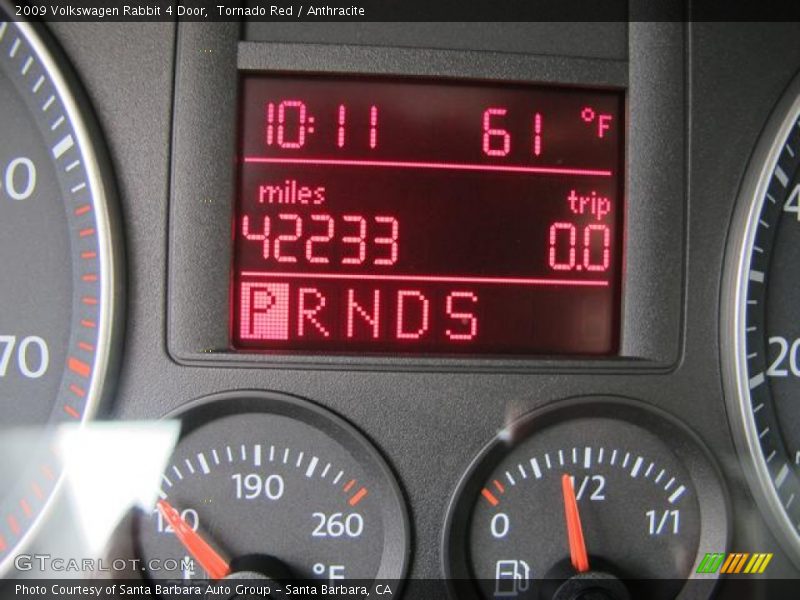Tornado Red / Anthracite 2009 Volkswagen Rabbit 4 Door