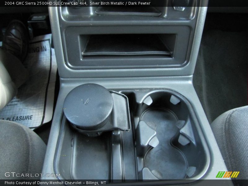Silver Birch Metallic / Dark Pewter 2004 GMC Sierra 2500HD SLE Crew Cab 4x4