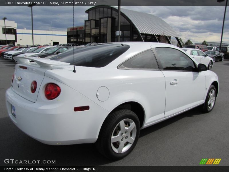 Summit White / Gray 2007 Chevrolet Cobalt LS Coupe
