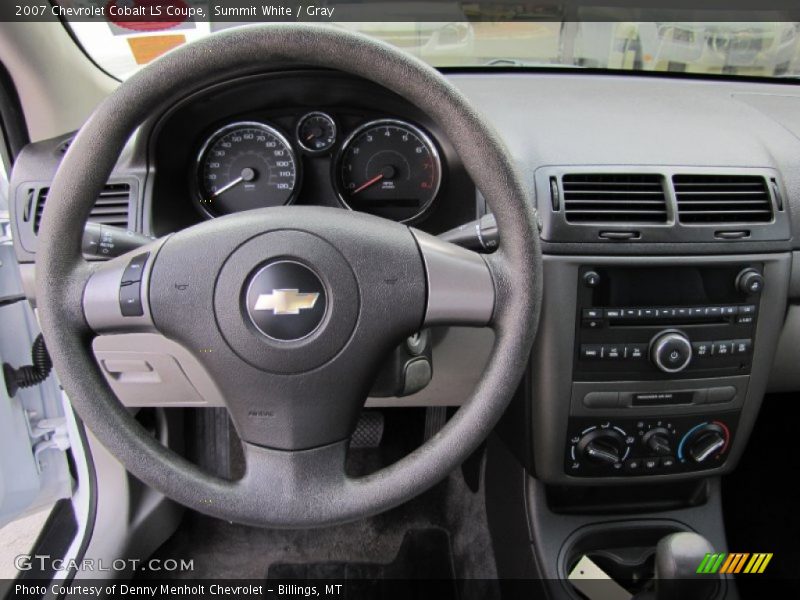 Summit White / Gray 2007 Chevrolet Cobalt LS Coupe