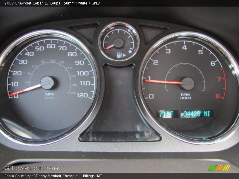 Summit White / Gray 2007 Chevrolet Cobalt LS Coupe