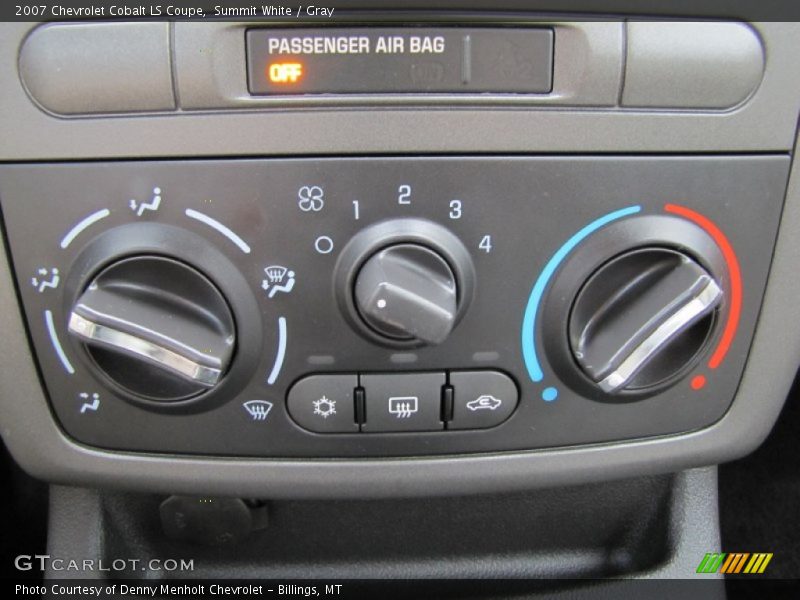 Summit White / Gray 2007 Chevrolet Cobalt LS Coupe