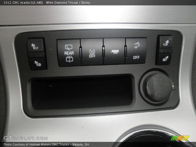 White Diamond Tricoat / Ebony 2012 GMC Acadia SLE AWD