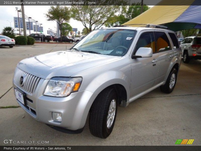 Ingot Silver Metallic / Stone 2011 Mercury Mariner Premier V6