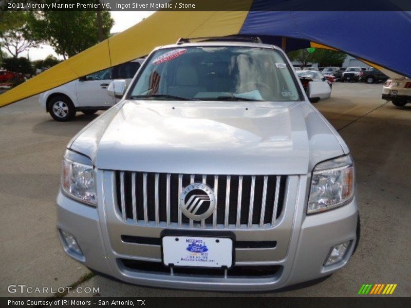 Ingot Silver Metallic / Stone 2011 Mercury Mariner Premier V6