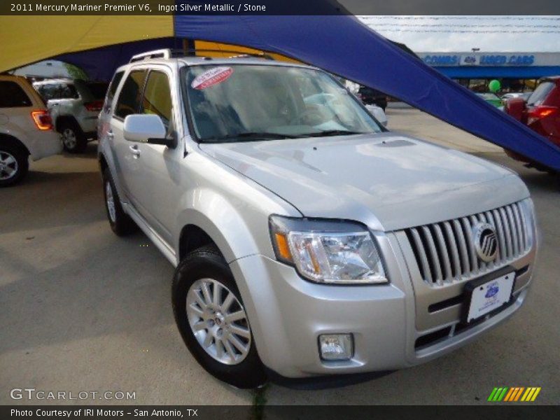 Ingot Silver Metallic / Stone 2011 Mercury Mariner Premier V6