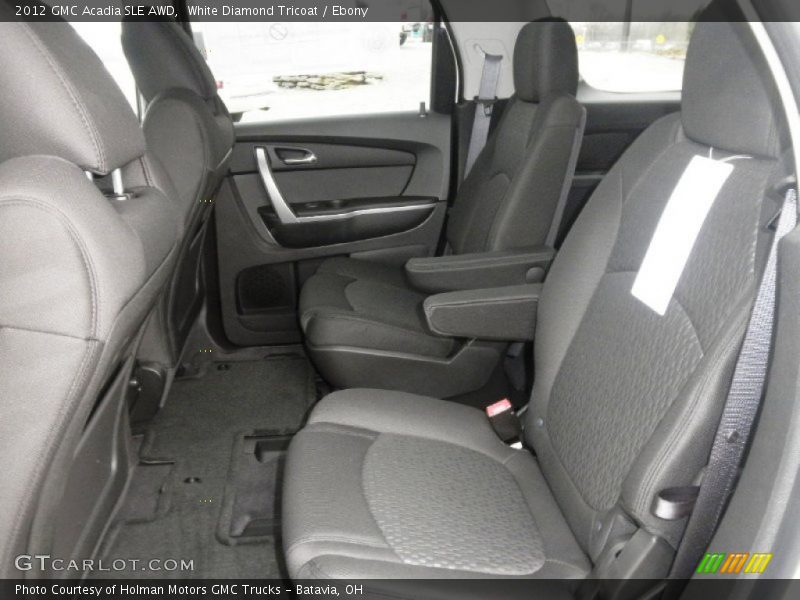 White Diamond Tricoat / Ebony 2012 GMC Acadia SLE AWD