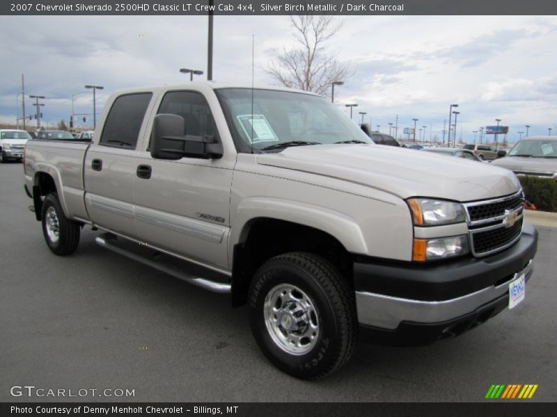 Silver Birch Metallic / Dark Charcoal 2007 Chevrolet Silverado 2500HD Classic LT Crew Cab 4x4